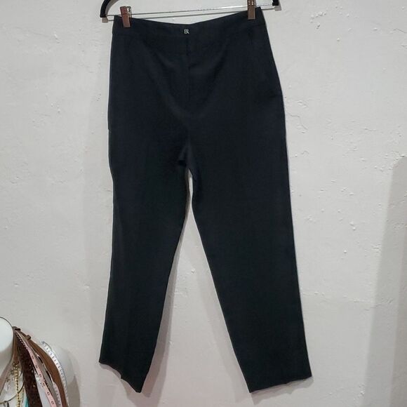 2 Pair Banana Republic 100% Linen HR Slim Ankle Pant in Sand & Black Size 2 - Picture 5 of 16